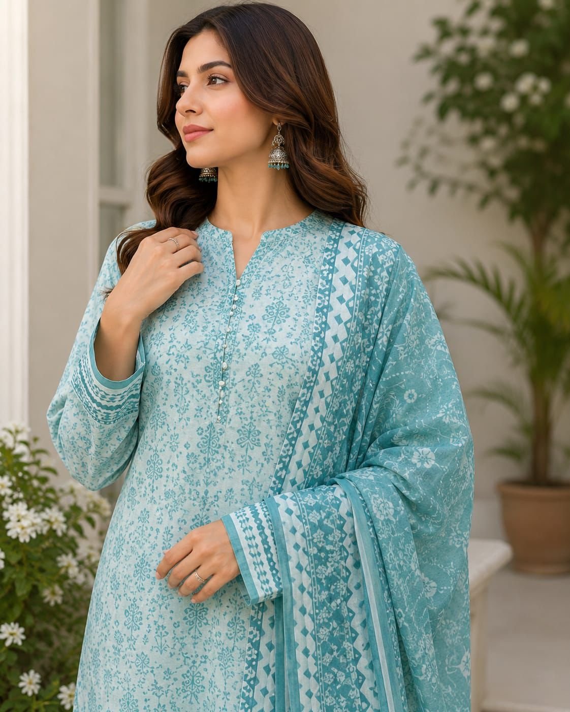 Ferozi Noor Printed Lawn